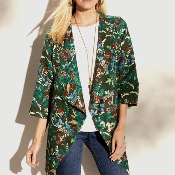 Soft Surroundings Jackets & Blazers - Soft Surroundings Cottage Grove Topper